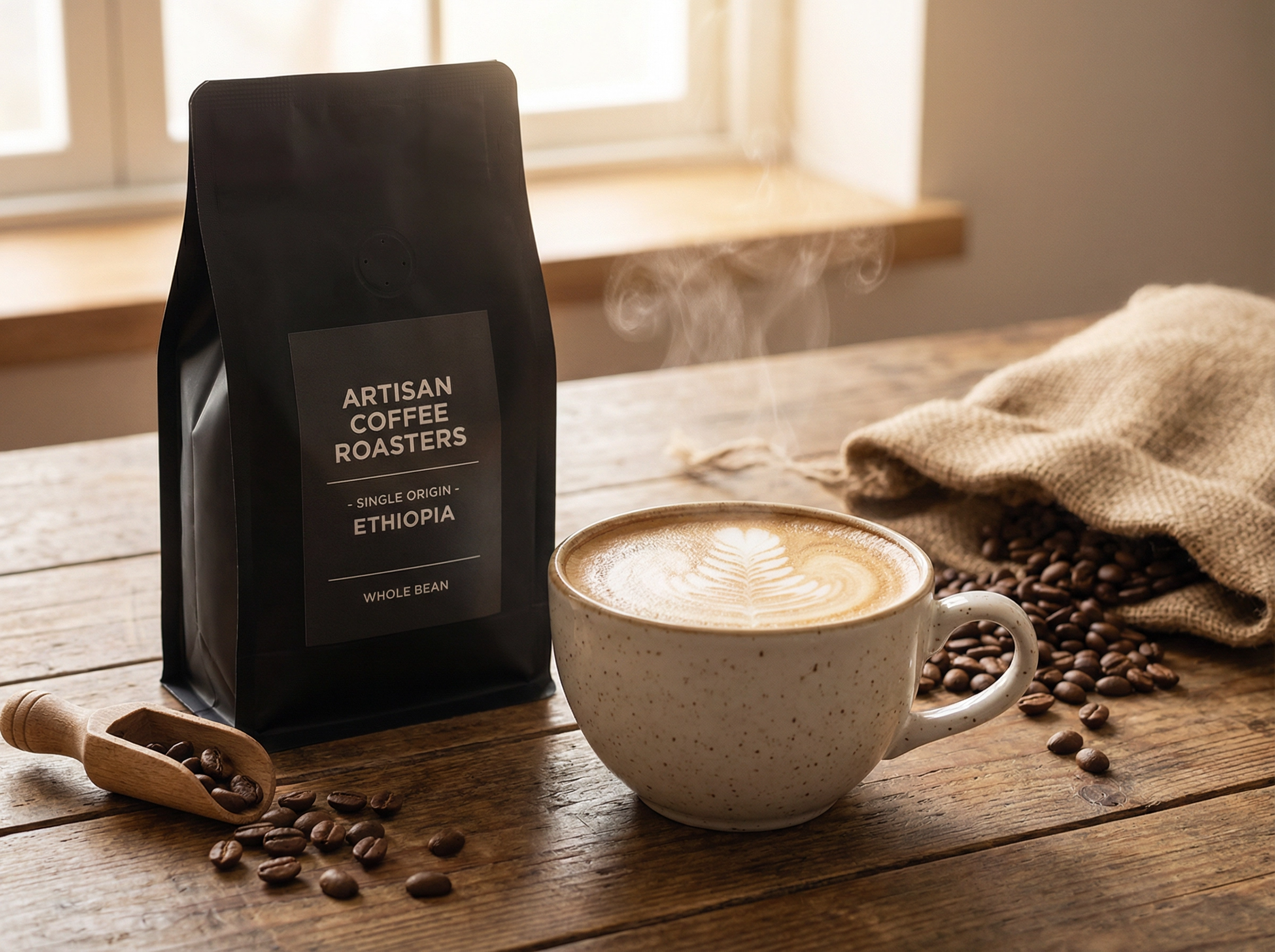 premium coffee campaign